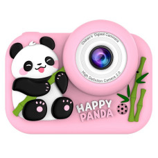 Детский фотоаппарат Панда Pink