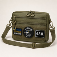 Чоловіча тактична сумка EDC Cordura 600D, сумка для патчів 25×20×5,5 см хакі