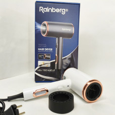 Фен стайлер Rainberg RB-2260 для волос 3 скорости 3 режима температуры Ионизация 1500Вт White