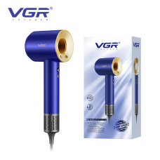 Фен професійний VGR V-445 BLUE, 3 рівні обдування, 4 рівні температури, 1600 Вт