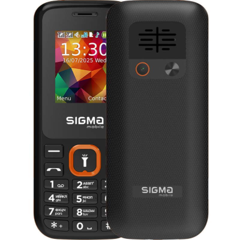 Мобильный телефон Sigma X-style 171 MINI Black-Orange (4827798813737)