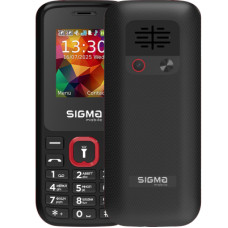 Мобільний телефон Sigma X-style 171 MINI Black-Red (4827798813744)