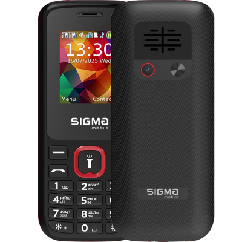 Мобильный телефон Sigma X-style 171 MINI Black-Red (4827798813744)