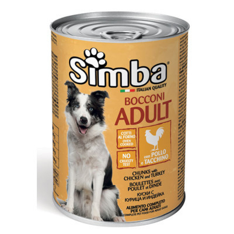 Консервы для собак Simba Dog Wet курица с индейкой 415 г (8009470009027)