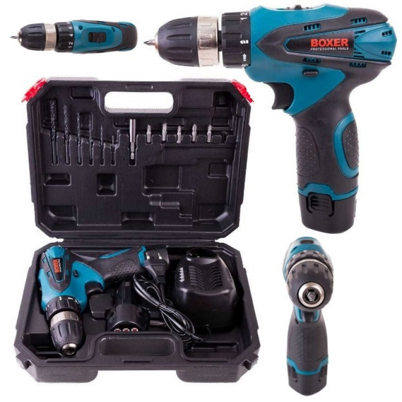 Портативный аккумуляторный шуруповерт Boxer BX-137 18В