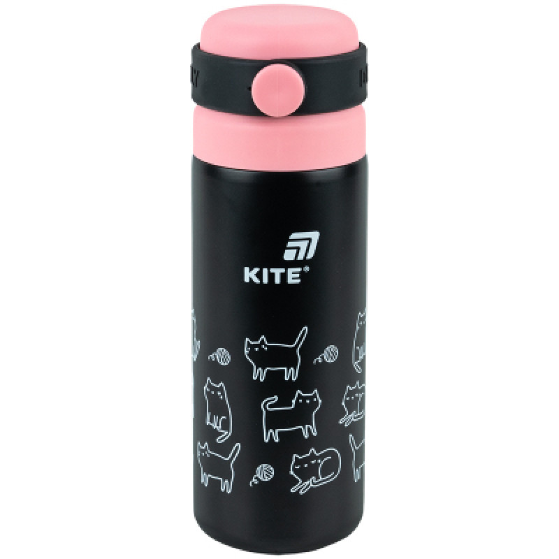 Термос Kite 500 мл, чорний (K25-1222-3)