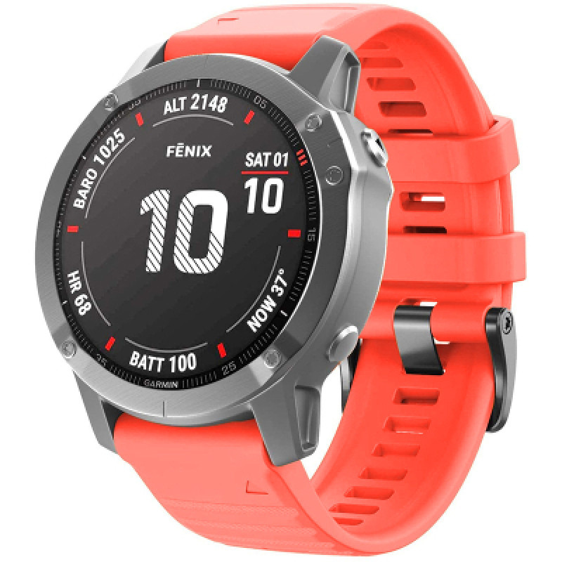 Ремешок для смарт-часов Armorstandart Silicone для Garmin 26mm Coral Red (ARM87729)