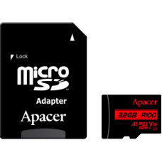 Карта пам'яті Apacer 32GB microSD class 10 UHS-I V10 A1 (AP32GMCSH10UB-R)