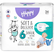 Подгузники Bella Happy 6 Junior Extra 15+ кг 34 шт (5900516605544)