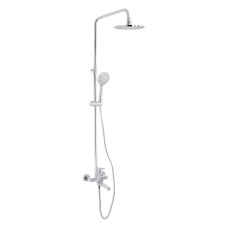 Душевая система универсальная Lidz Latwa 1031 на три потребителя (с изливом) (k35) Chrome LDLAT1031CRM48993