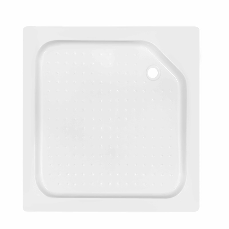 Lidz Душевой поддон KAPIELKA ST90x90х14 низкий квадратный, диаметр слива 52 мм