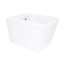 Биде подвесное Qtap Crow 485х340х290 мм White QT05555371W