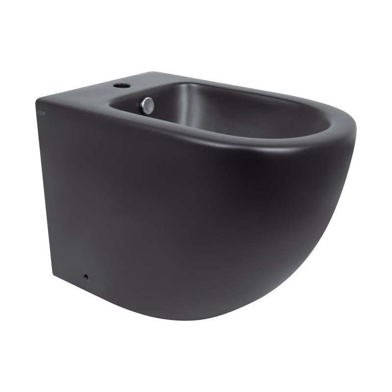 Биде напольное Qtap Robin 565x360x405 Matt black QT13442141CMB