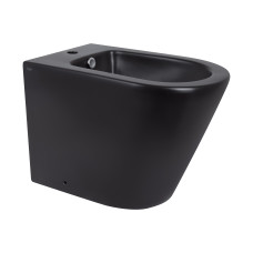 Биде напольное Qtap Scorpio 530x360x395 Matt black QT14441003CMB