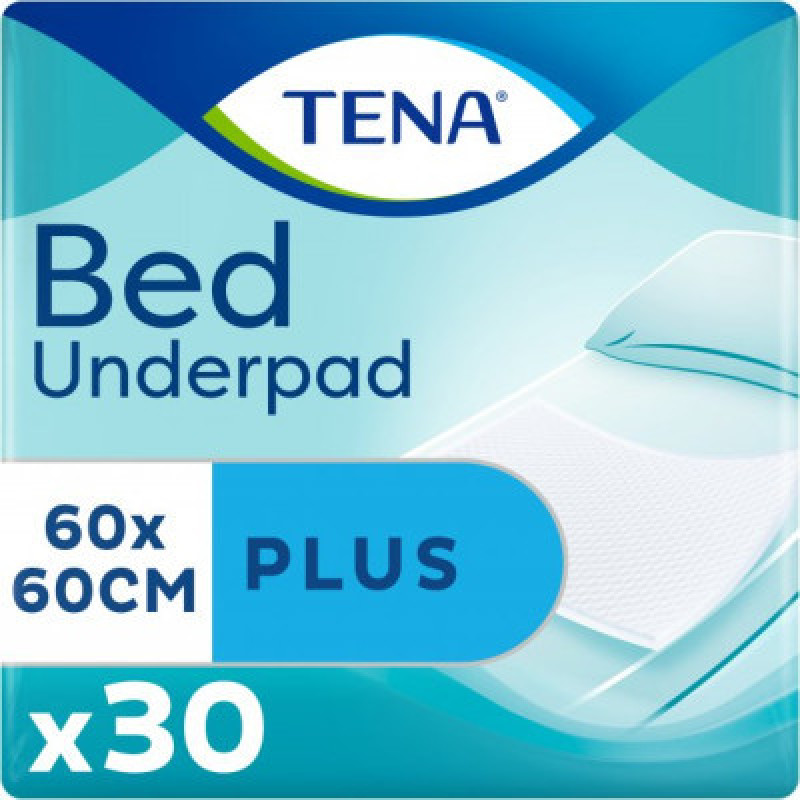 Пеленки для младенцев Tena Bed Plus 60x60 см 30 шт (7322540800746)