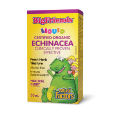 BigFriends Echinacea Alcohol-Free Fresh Herb Tincture for Kids - 50 ml (Повреждена банка)