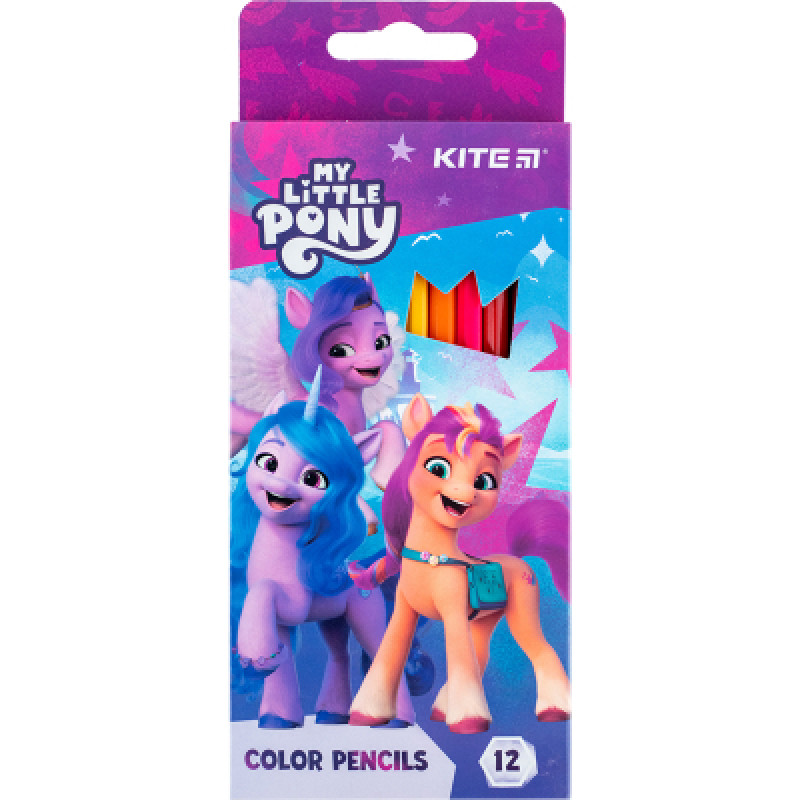 Карандаши цветные Kite My Little Pony 12 цветов (LP24-051)