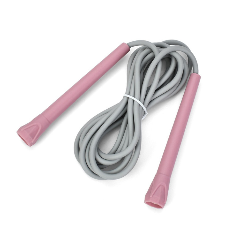 Скакалка MS 4797(Pink) размер 290 см, ручки-пластик