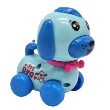 Игрушка заводная Собака  665 Синий