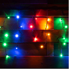 Гірлянда YES! Fun штора LED вулична 80 ламп, IP65, багатобарвна (801168)
