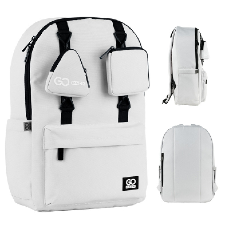 Рюкзак школьный GoPack Education Teens 178 сірий (GO25-178L-2)