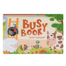 Мягкая развивающая игрушка-книжечка 