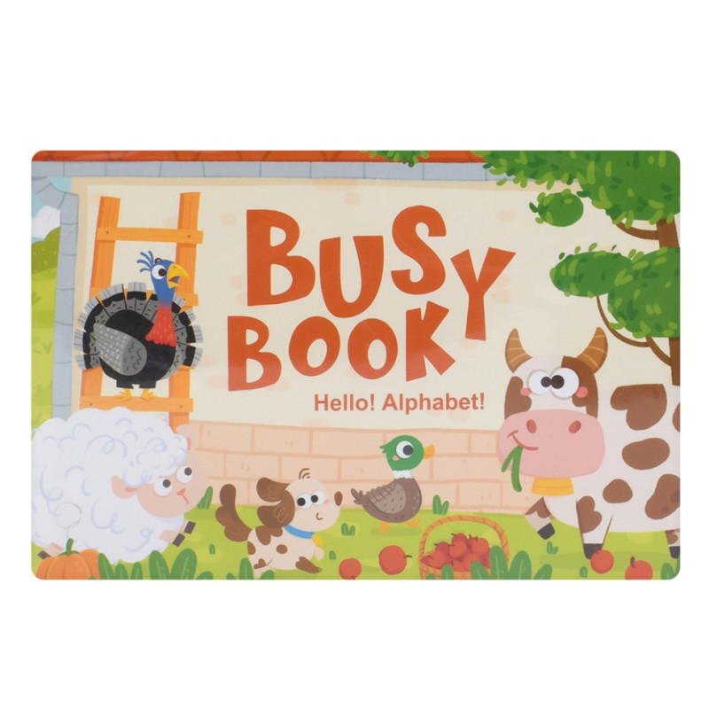 Мягкая развивающая игрушка-книжечка 