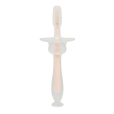 Силіконова зубна щітка Mumlove MGZ-0707(Pink) з обмежувачем