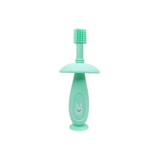 Силіконова зубна щітка Mumlove MGZ-0716 (Turquoise) з обмежувачем