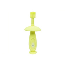 Силіконова зубна щітка Mumlove MGZ-0716(Yellow) з обмежувачем