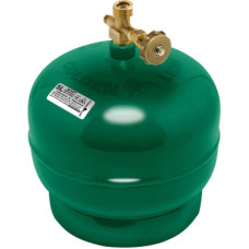 Побутовий газовий балон Voltronic Golden Lion 2кг (4,8л) + пальник 20354 Green (GL-GBG-2k-48L)
