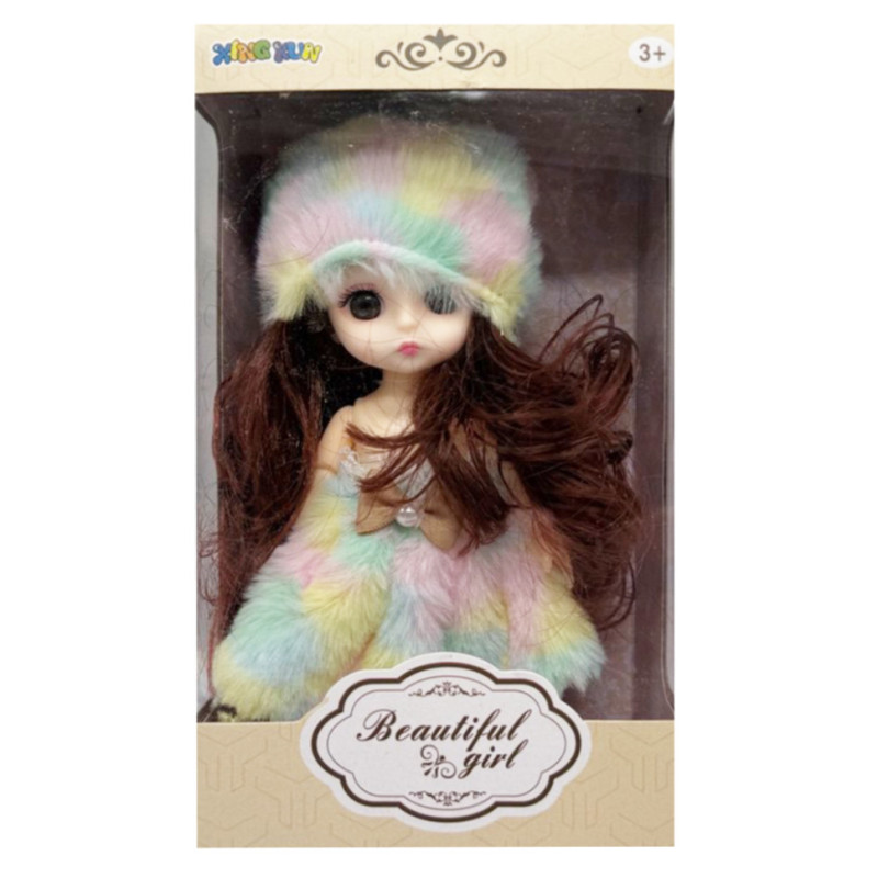 Детская игровая кукла 1361-8 шарнирная, размер 15 см