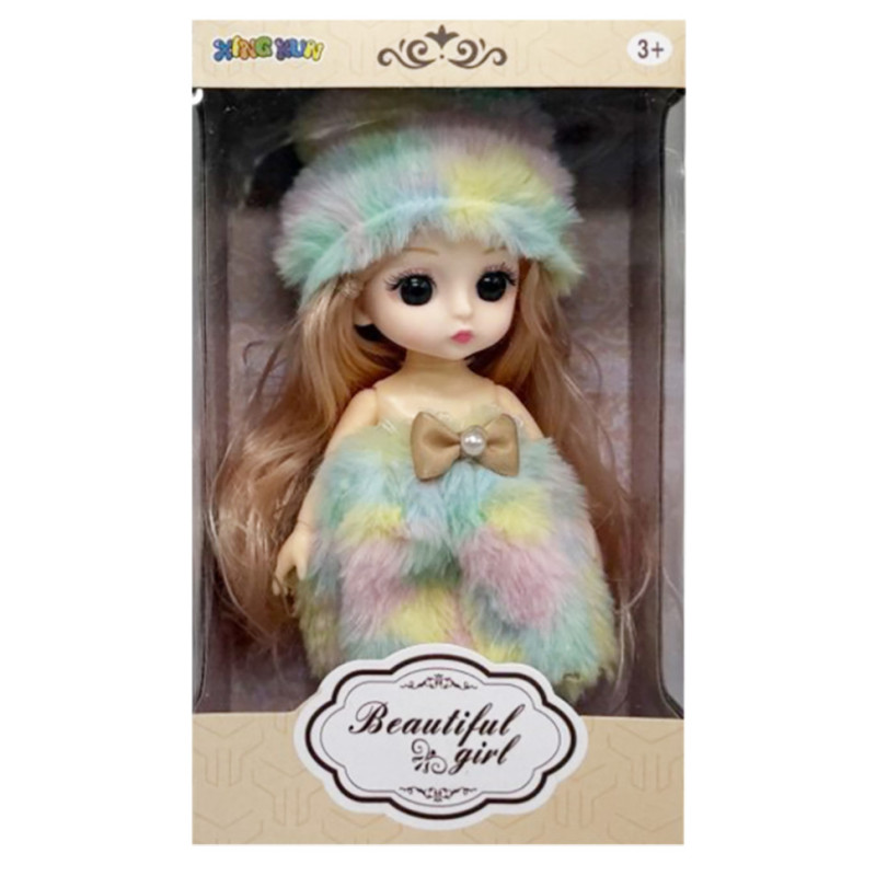Детская игровая кукла 1361-9 шарнирная, размер 15 см