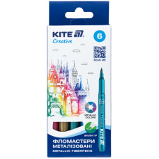 Фломастери Kite Creative пензлики 6 кольорів (K-1149)