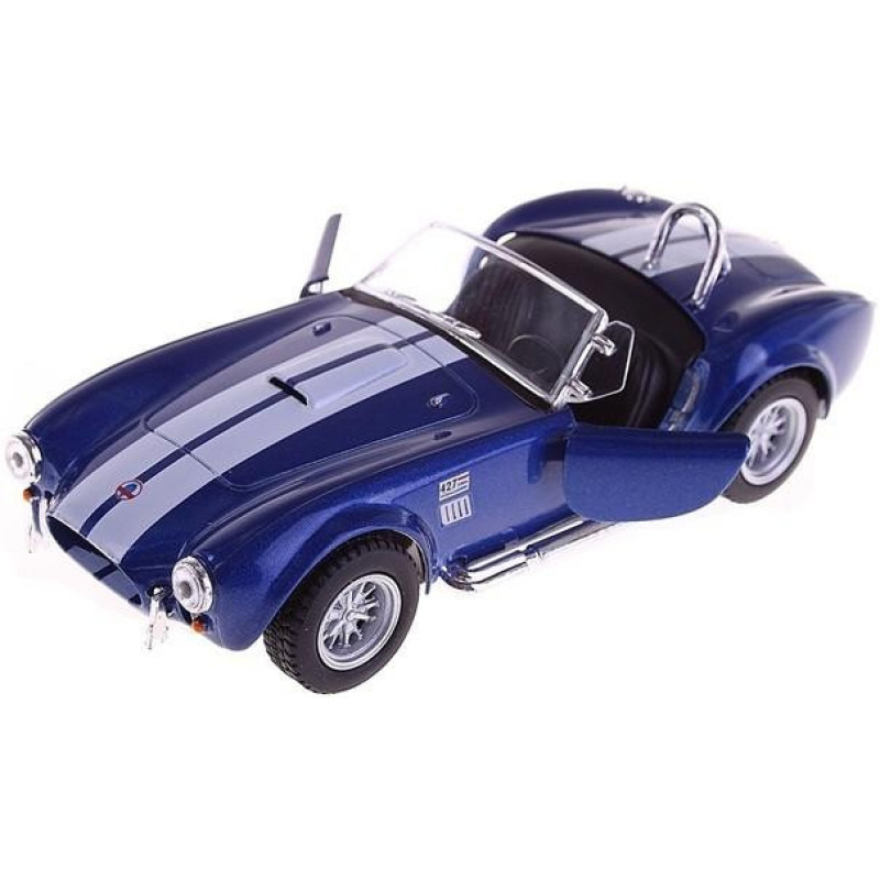 Детская коллекционная машинка SHELBY COBRA KT5322W инерционная Синий
