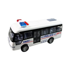 Детский инерционный автобус YM-9906F(White) 19х6,5х8 см