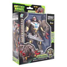 Детский робот-трансформер Justice Rhinos 168-82(Brown) робот-носорог