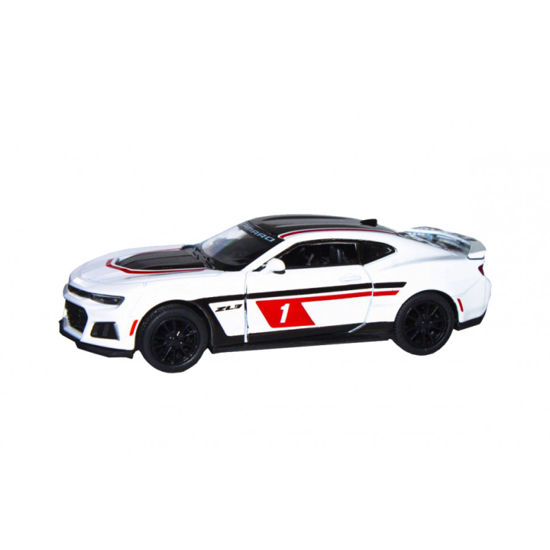 Детская модель машинки Chevrolet Camaro ZL1 2017 Kinsmart KT5399FW инерционная, 1:38 White