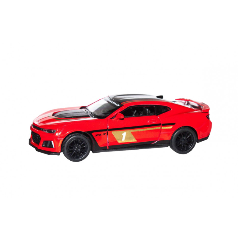 Детская модель машинки Chevrolet Camaro ZL1 2017 Kinsmart KT5399FW инерционная, 1:38 Red