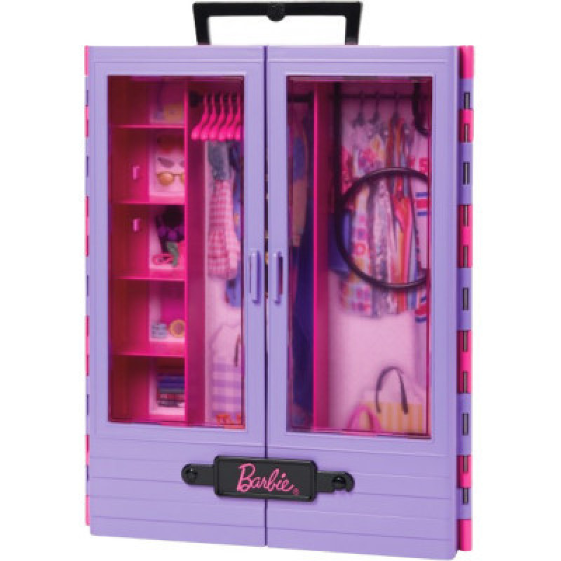 Игровой набор Barbie Сиреневый шкаф для одежды (HJL65)