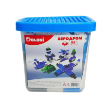 Конструктор "Аеродром" 013888/09 в пластиковому боксі, 162 деталі