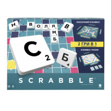 Настільна гра Scrabble Скрабл Оригінал українською (HXW21)