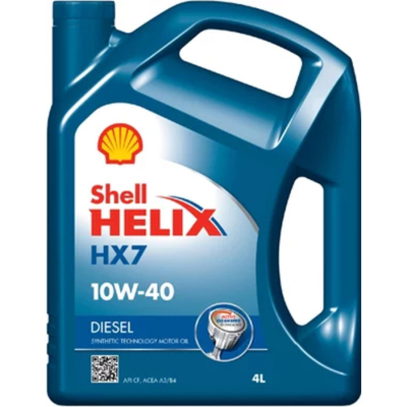 Моторное масло Shell Helix Diesel HX7 10W40 4л (2078)