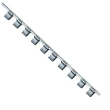 Полиця для інструменту Toptul планка-тримач для головок 1/4"x260x12шт (BKAC0812)