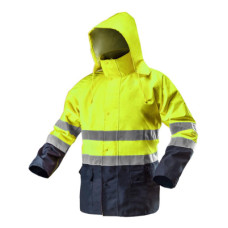 Куртка робоча Neo Tools підвищеної видимості, Oxford 300 D, жовта, р. ML (81-720-M)