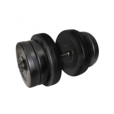 Гантель складальна композитна в пластиковій оболонці Rock pro 25,5 кг NE-PL-G-025