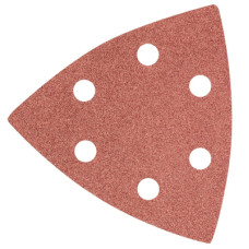 Наждачний папір Graphite на липучці, тип DELTA 93x93 мм, 5 шт. K120 (55H767)