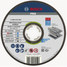 Круг отрезной Bosch X-LOCK Expert for Inox and Metal, 125x1.0x22.2мм (2.608.619.264)