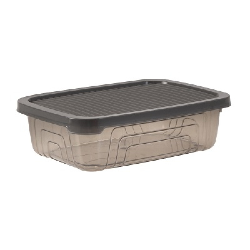 Пищевой контейнер Herevin Bowl Grey прямокутний 0.350 л (161330-012)