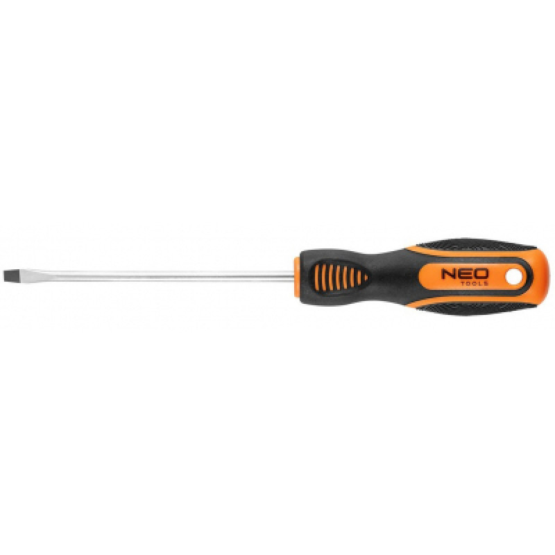 Отвертка Neo Tools шлицевая 4x100 мм, CrV (04-172)